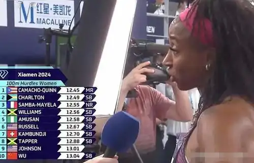  倒数第一吴艳妮钻石联赛首秀列第10,赛前送飞吻,赛后表情失望