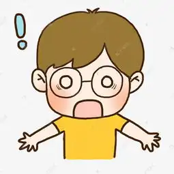  手绘可爱眼镜男孩吃惊表情元素下载素材图片免费下载千库网