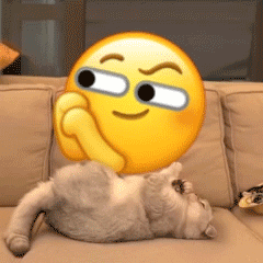  小猫咪翻滚emoji动态gif表情有魔性的小猫emoji表情图片