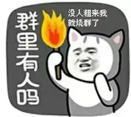  群里特别安静,用表情包来个开场吧没人粗来我烧群啦