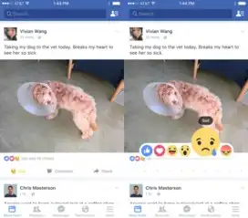  facebook今天正式推出多种表情符号