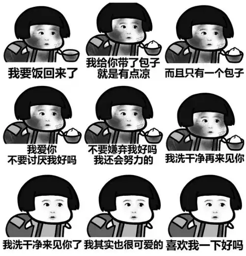  我要饭回来了给你带了一个包子表情包大全