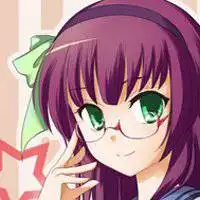  女生微信头像卡通戴眼镜微信头像图片大全