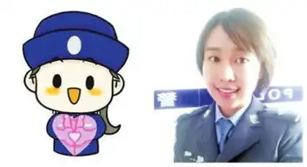萌系表情包搞笑女警