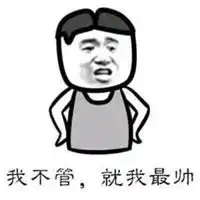  我不管我最帅表情包微信头像图片大全