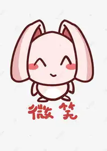  兔妹q版卡通角色人物形象聊天表情包微笑素材图片免费下载高清psd千库网图片编号11812643