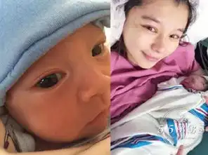  徐若瑄晒爱子面部特写大眼睛高鼻梁绝世帅娃