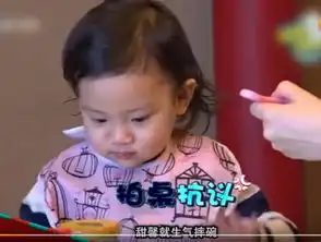 甜馨瞪人表情包碎嘴子