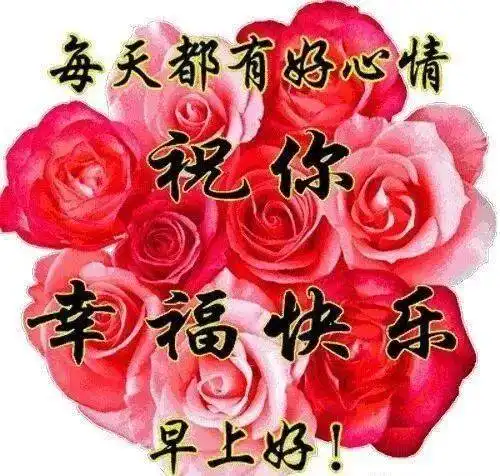  早上好快乐问候温馨句子,很火的早安一声问候配早安表情图片