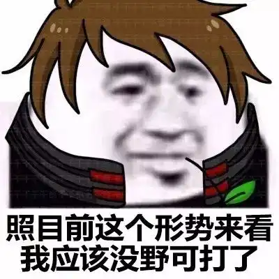  照目前这个形势来看,我应该是跑不掉了