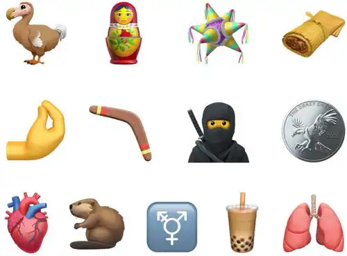  苹果公布最新emoji表情符号珍珠奶茶也能用符号表达了