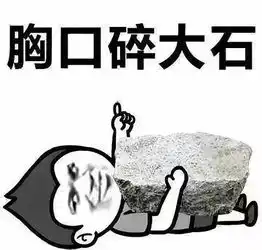 租房子图片表情包胸口碎