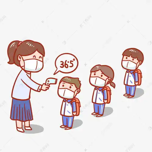  开学季测体温表情包素材图片免费下载千库网