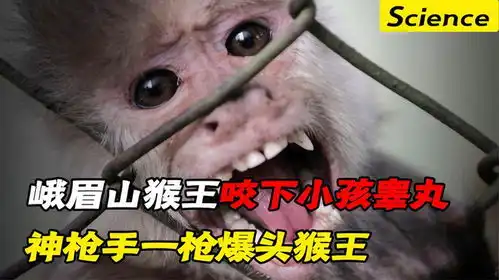  峨眉山猴王咬下小孩睾丸,警方狙击一枪爆头,400只泼猴屁滚尿流