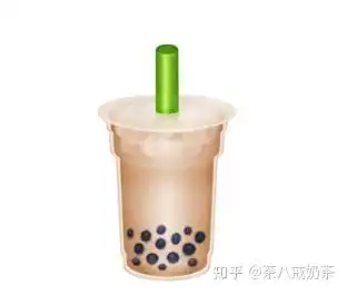  emoji的这个新表情,想戒奶茶没希望了