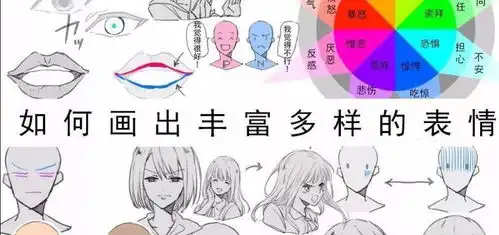  不同角度的人物表情怎么画教你画出丰富的人物表情