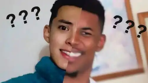 问号男孩表情包黑人