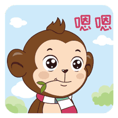 峨眉山的猴子表情包表情