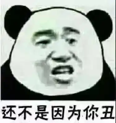  熊猫头表情包i老子一粪瓢扣死你