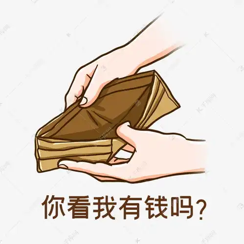 没有钱的时候的表情包表