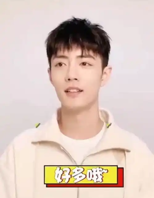  肖战用表情包描述斗罗上线心情,记者全程cue肖战反应太可爱