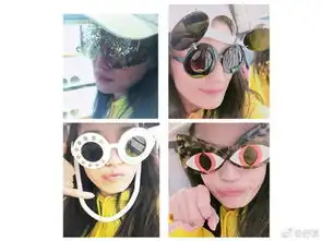  舒淇变眼镜控自侃刮伤脸百变少女迷倒网友
