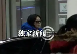  闫妮穿着厚重戴墨镜回京一路狂聊手机