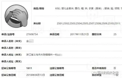  腾讯你出来,捂脸表情被抢注了,你管是不管啊