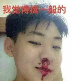  流鼻血的表情包我觉得挺一般的