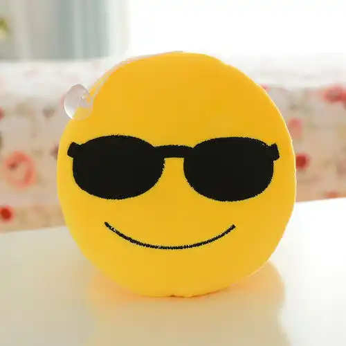  表情闽威抱枕qq表情暖手超萌公仔emoji表情抱枕q萌公仔靠枕午睡枕七夕...表情