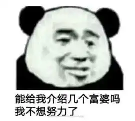  不想努力了富婆表情包高清无水印分享