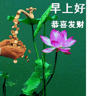  12张唯美经典早安漂亮动图,早上好表情祝福带字带祝福语
