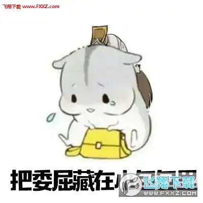  把委屈藏在小包包里表情包高清版下载飞翔下载