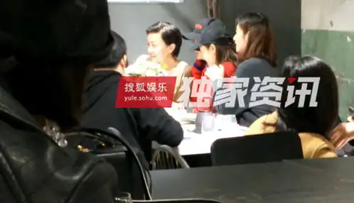  独家姐妹聚会秦岚刘芸自拍面前各显姿色