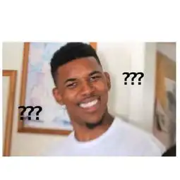  求一个表情包,是一个非洲人,然后旁边有问号,最近挺火的