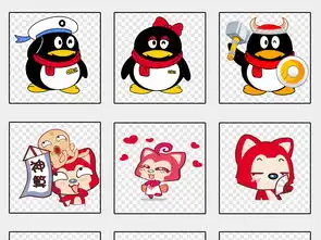  qq头像腾讯手绘表情包微信png免抠素材图片模板下载12.30mb表情符大全标志丨符号