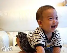  洪天明儿子大笑表情超萌网民赞似洪金宝