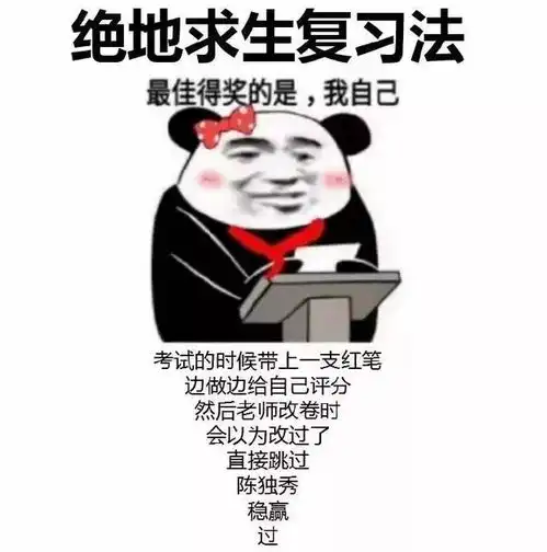 希望工程图片表情包复习