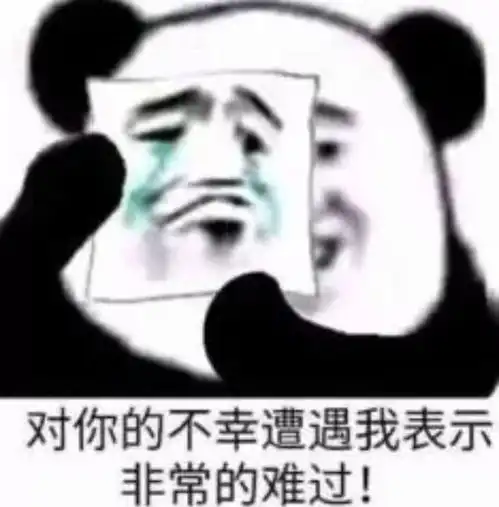  熊猫表情包没有我冷不了的场