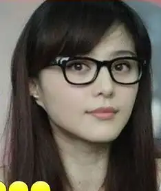  戴眼镜瓜子脸女生剪刘海会不会觉得脸小