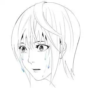  绘画初学者的入门知识点非常简单的人物哭泣伤心表情绘画技巧