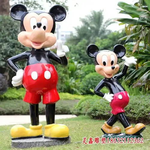  米妮米奇雕塑无锡树脂雕塑米奇制作厂家灵鑫雕塑