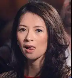 斗鸡眼吐舌头表情包章子怡