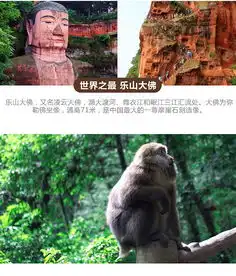 峨眉山的猴子表情包大佛