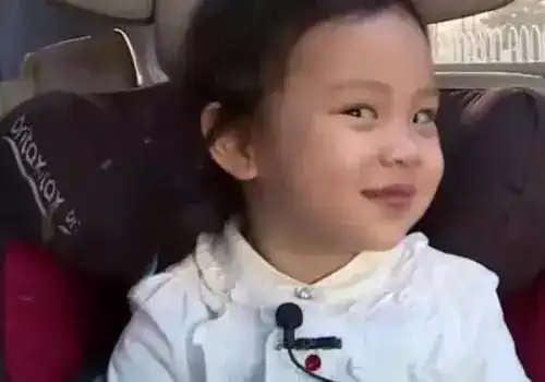甜馨瞪人表情包童星