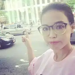 戴眼镜的女孩表情包舒淇